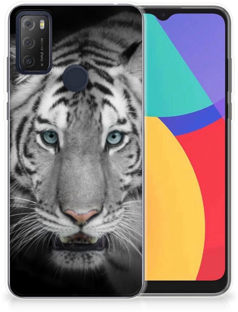 Alcatel 1S (2021) TPU Hoesje Tijger