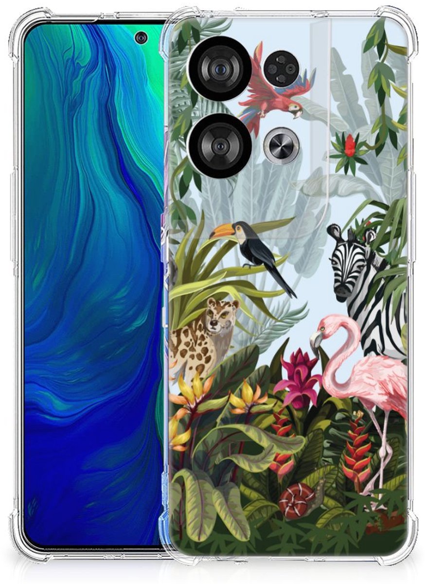 Case Anti-shock voor OPPO Reno8 Jungle