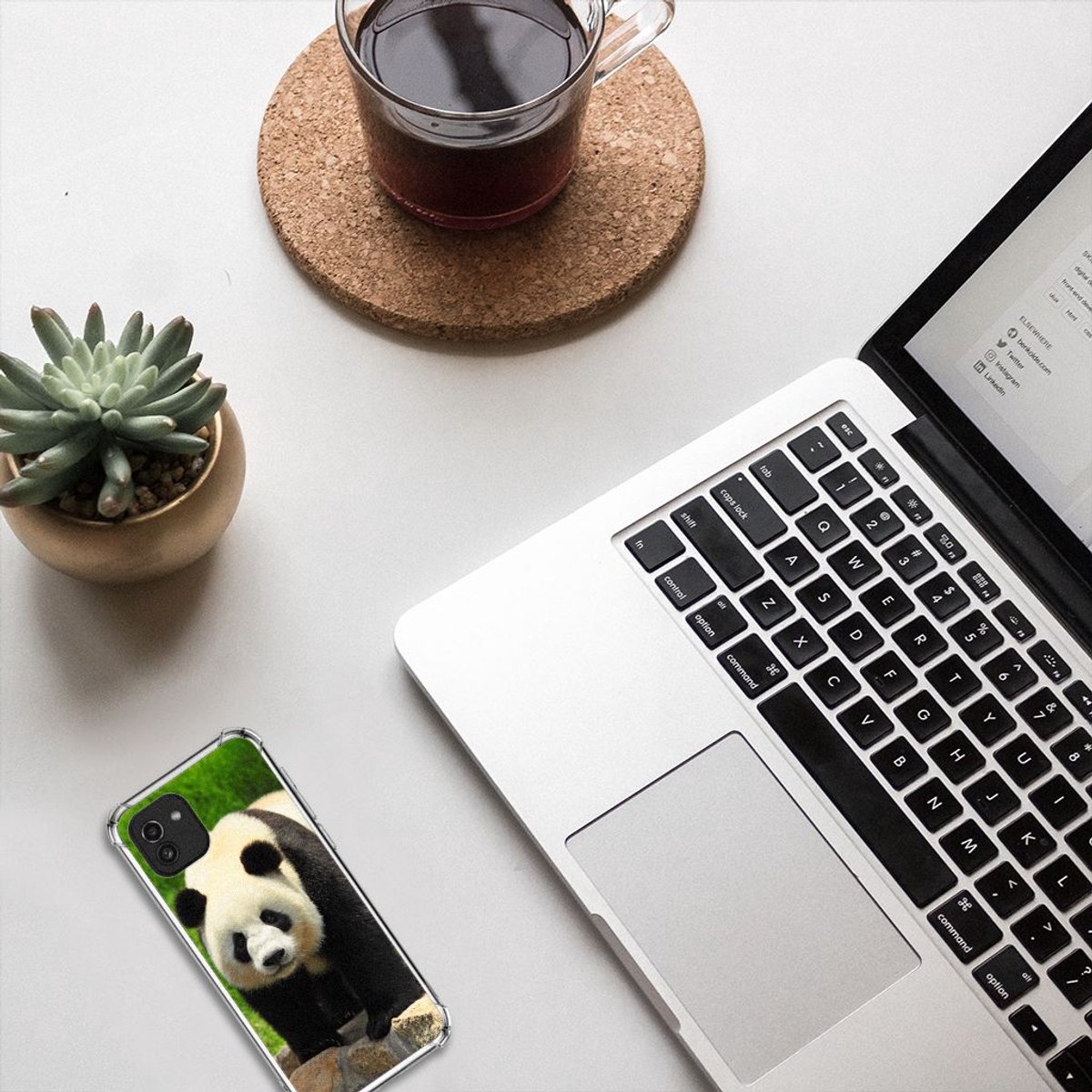 Samsung Galaxy A03 Case Anti-shock Panda
