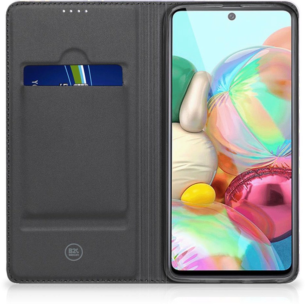 Bookcase voor Samsung Galaxy A71 Watercolor Paars