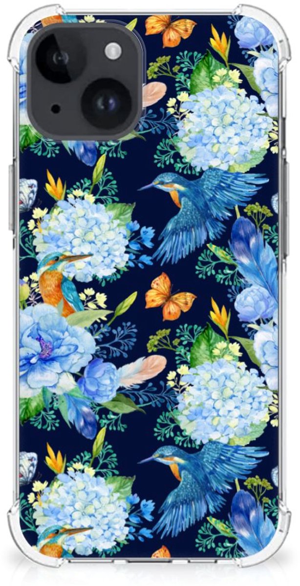 Case Anti-shock voor iPhone 15 Plus IJsvogel