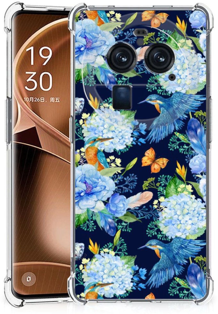 Case Anti-shock voor OPPO Find X6 Pro IJsvogel