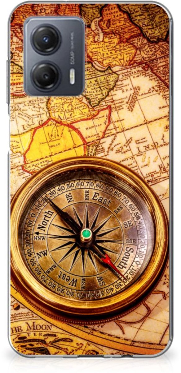 Motorola Moto G53 Siliconen Back Cover Kompas