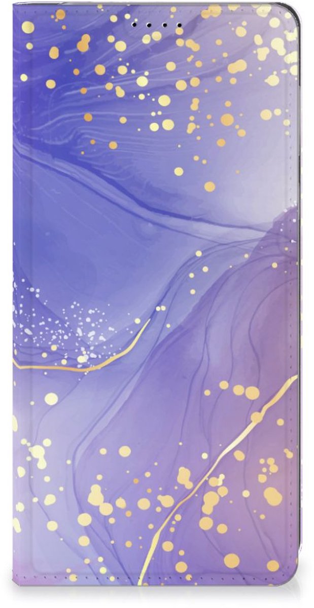 Bookcase voor Motorola Edge 40 Neo Watercolor Paars