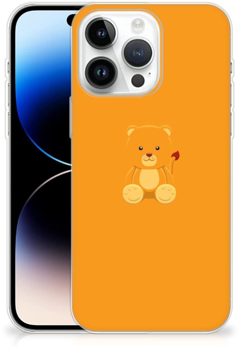 iPhone 14 Pro Max Telefoonhoesje met Naam Baby Beer