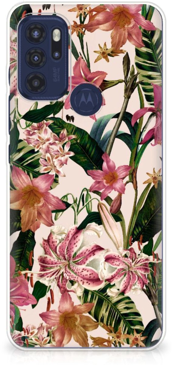 Motorola Moto G60s TPU Case Flowers