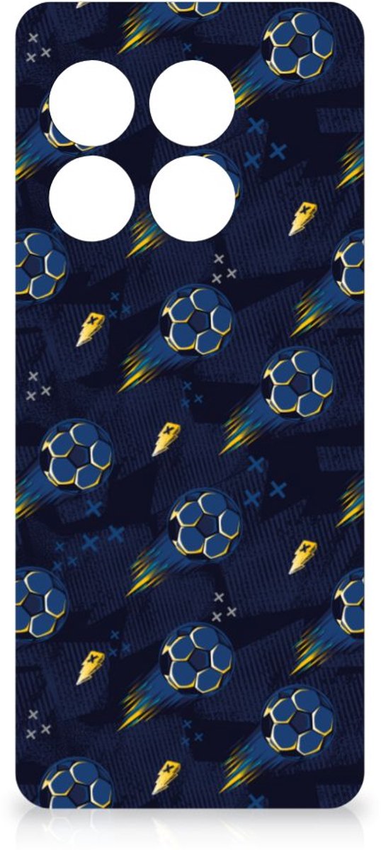 Doorzichtige Silicone Hoesje voor OnePlus 10 Pro Voetbal