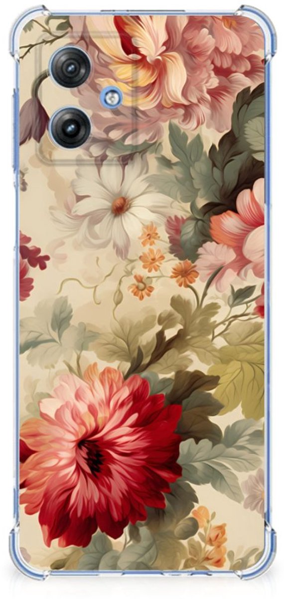 Case voor Motorola Moto G54 Bloemen