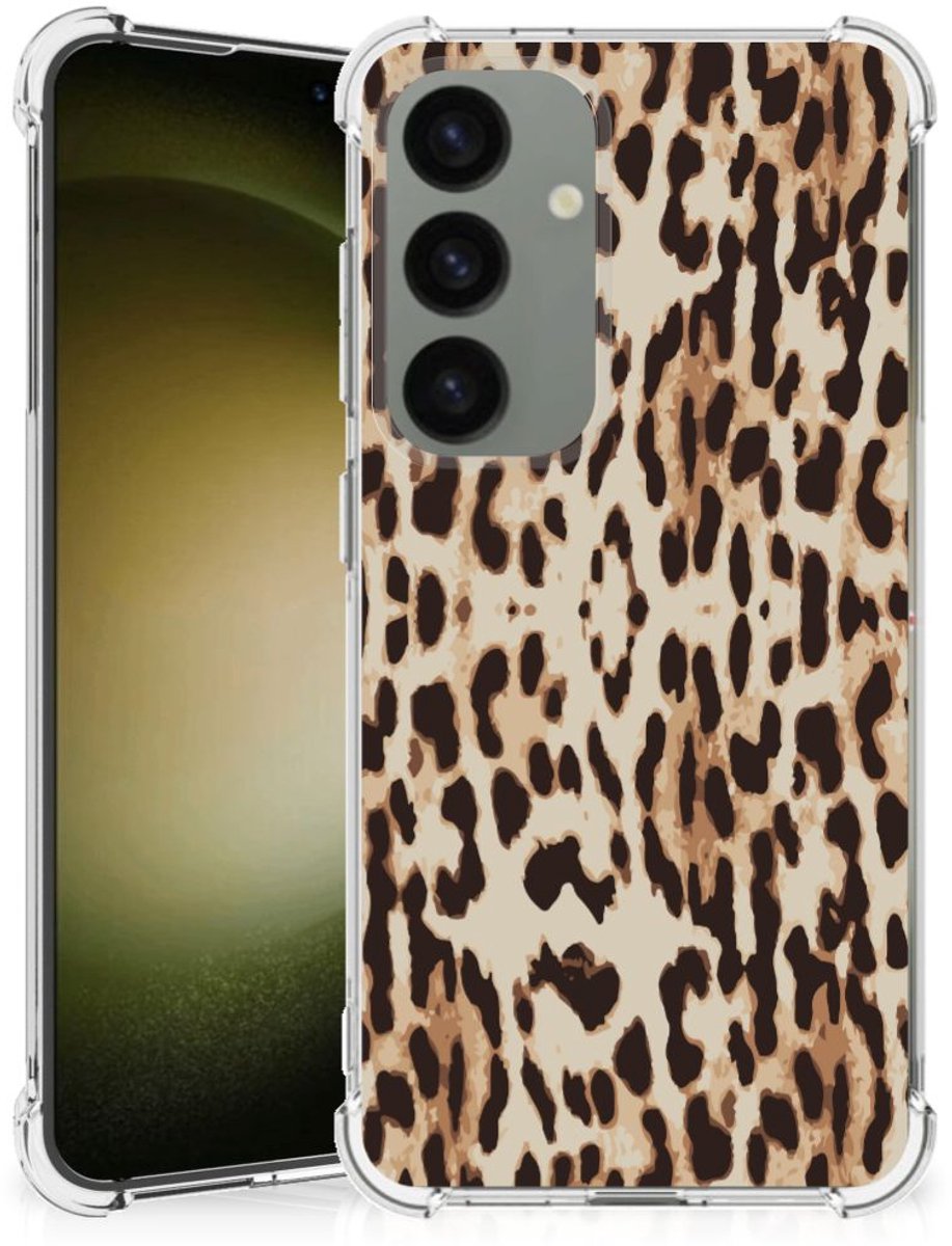 Samsung Galaxy S24 Case Anti-shock Leopard