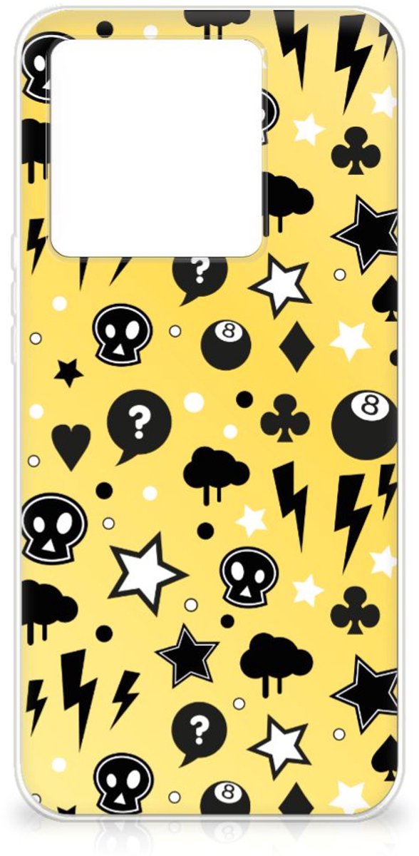 Silicone Back Case Xiaomi 13T Punk Geel
