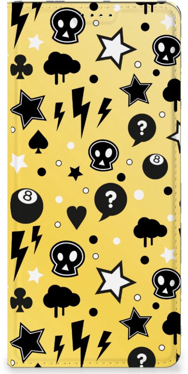 Mobiel BookCase OPPO X6 Pro Punk Geel