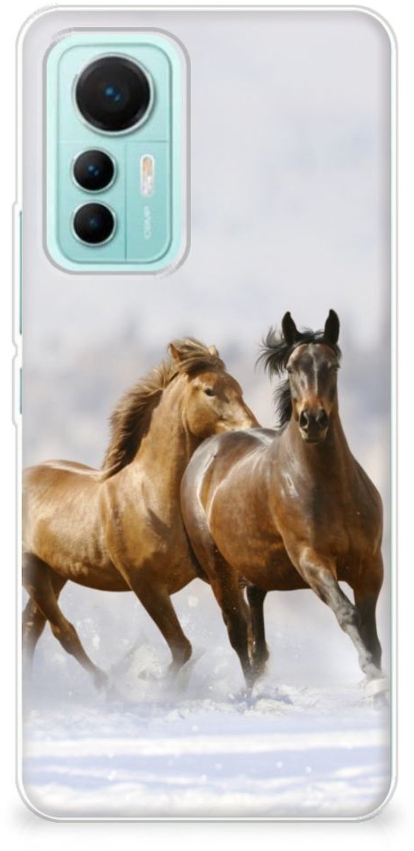 Xiaomi 12 Lite TPU Hoesje Paarden