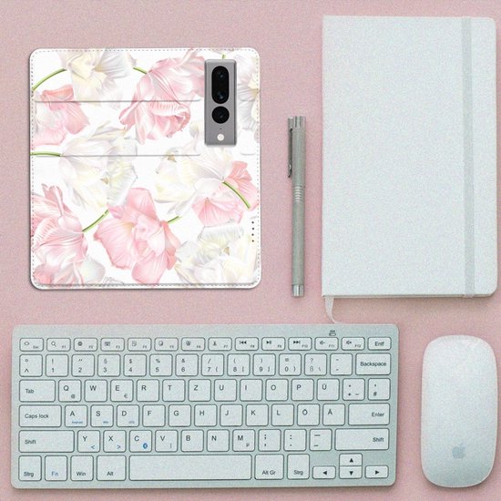 Stand Case Case Cadeau pour Maman Google Pixel 7 Pro Smart Cover Belles Fleurs