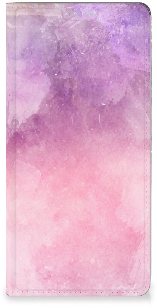Bookcase Motorola Moto G72 Pink Purple Paint