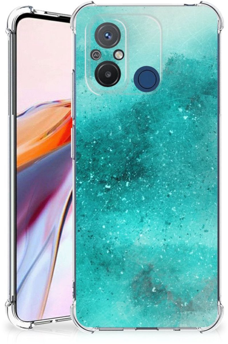 Back Cover Xiaomi Redmi 12C Painting Blue