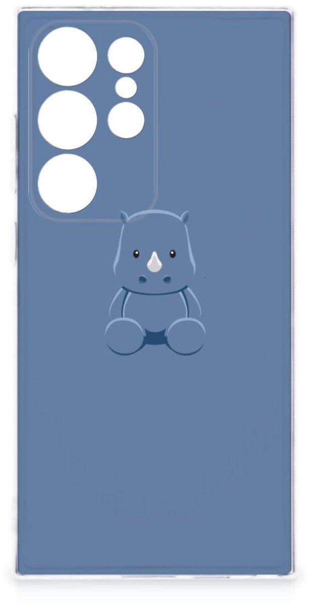 Samsung Galaxy S24 Ultra Telefoonhoesje met Naam Baby Rhino