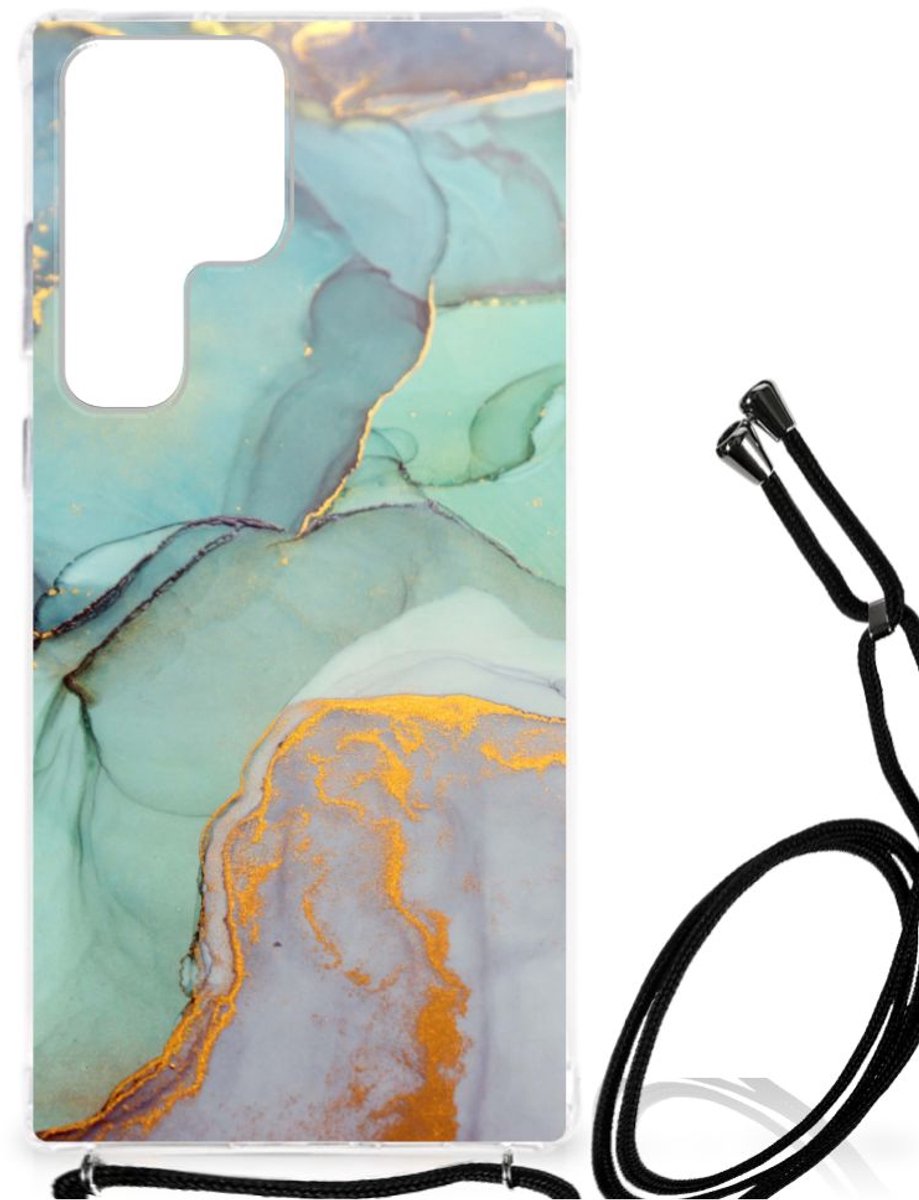 Back Cover voor Samsung Galaxy S23 Ultra Watercolor Mix