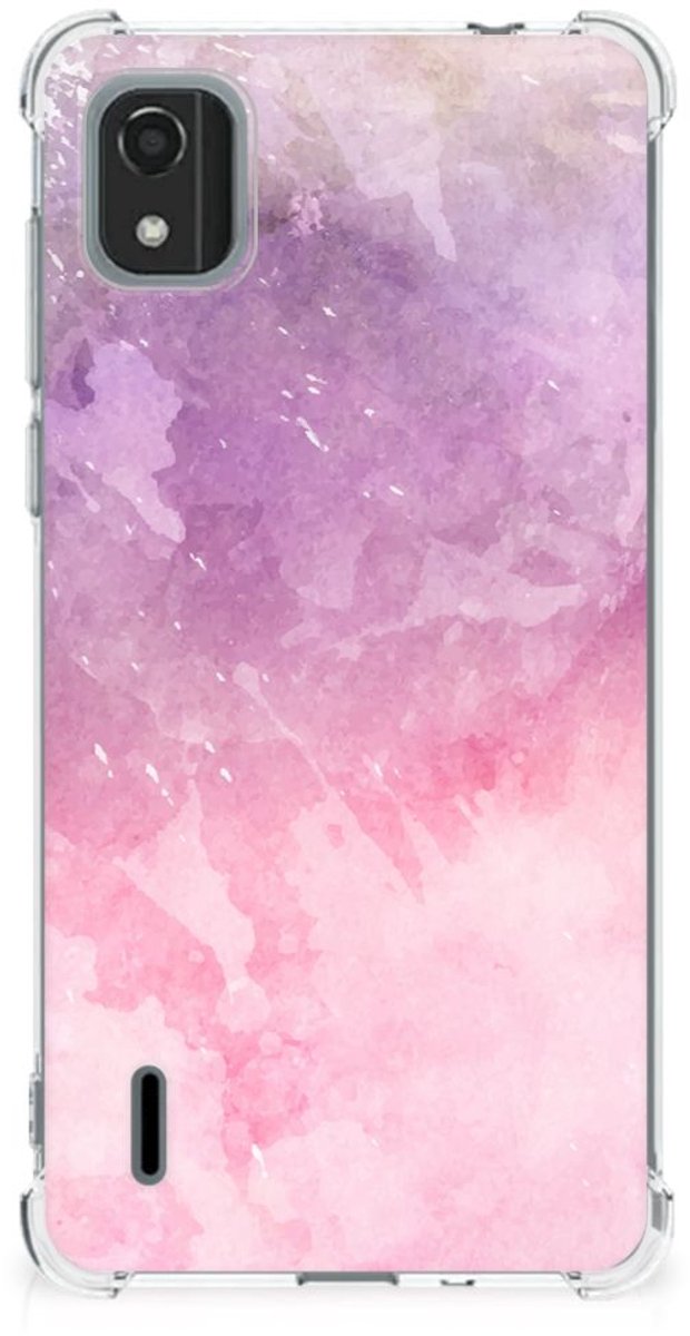 Back Cover Nokia C2 2nd Edition Pink Purple Paint