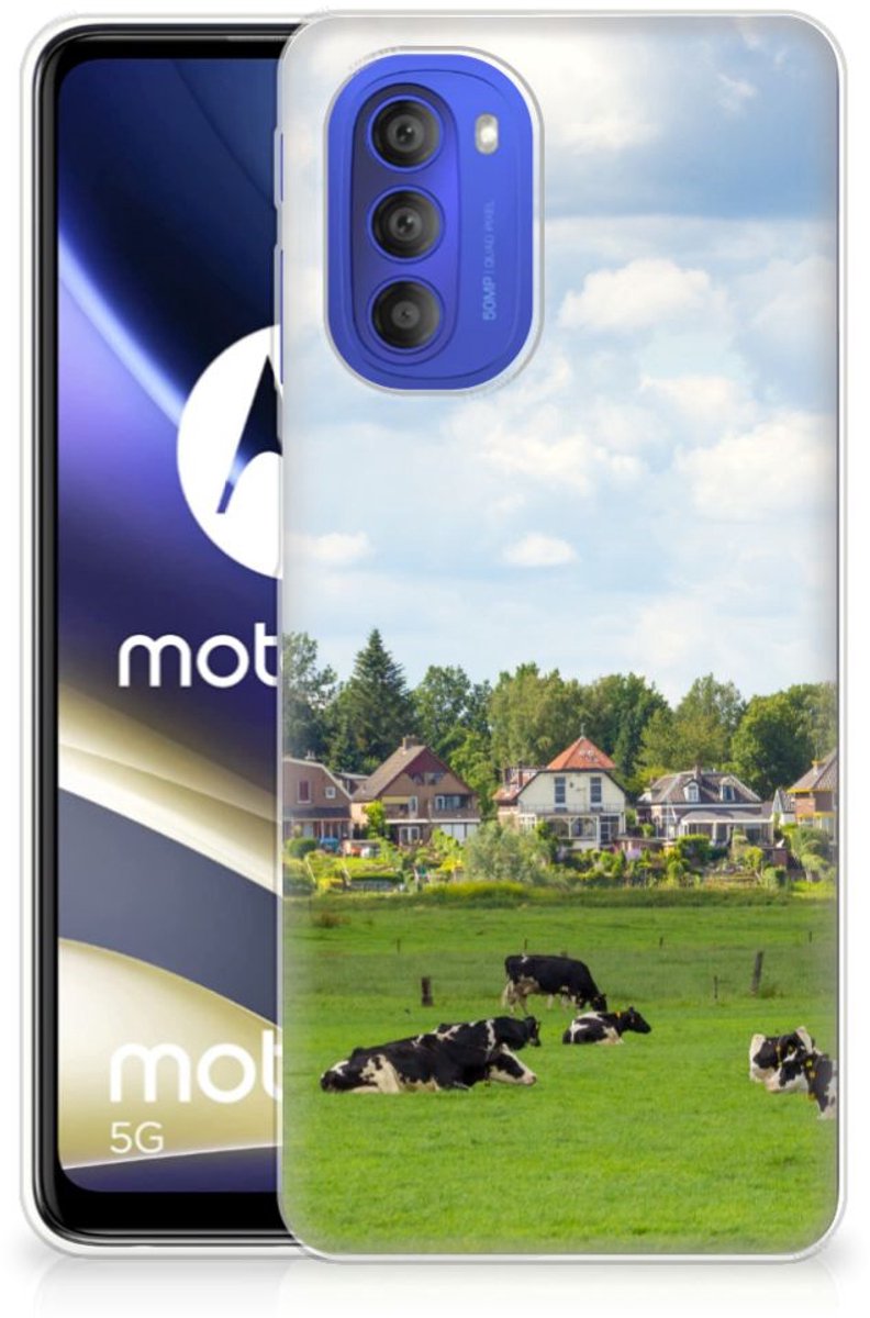 Motorola Moto G51 5G TPU Hoesje Koeien