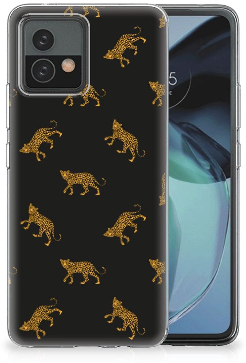 TPU Hoesje voor Motorola Moto G72 Leopards