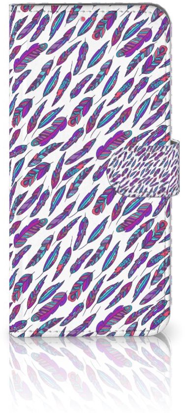 Coque de téléphone OPPO A54 5G | A74 5G | A93 5G Flip Cover Plumes Couleur