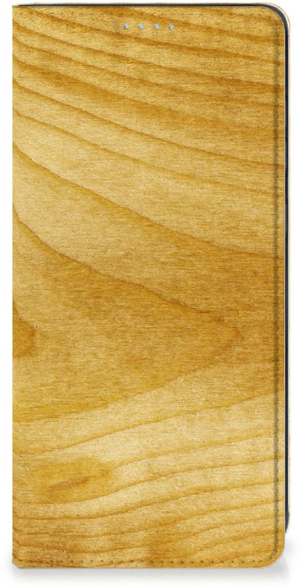Samsung Galaxy A21s Book Wallet Case Licht Hout
