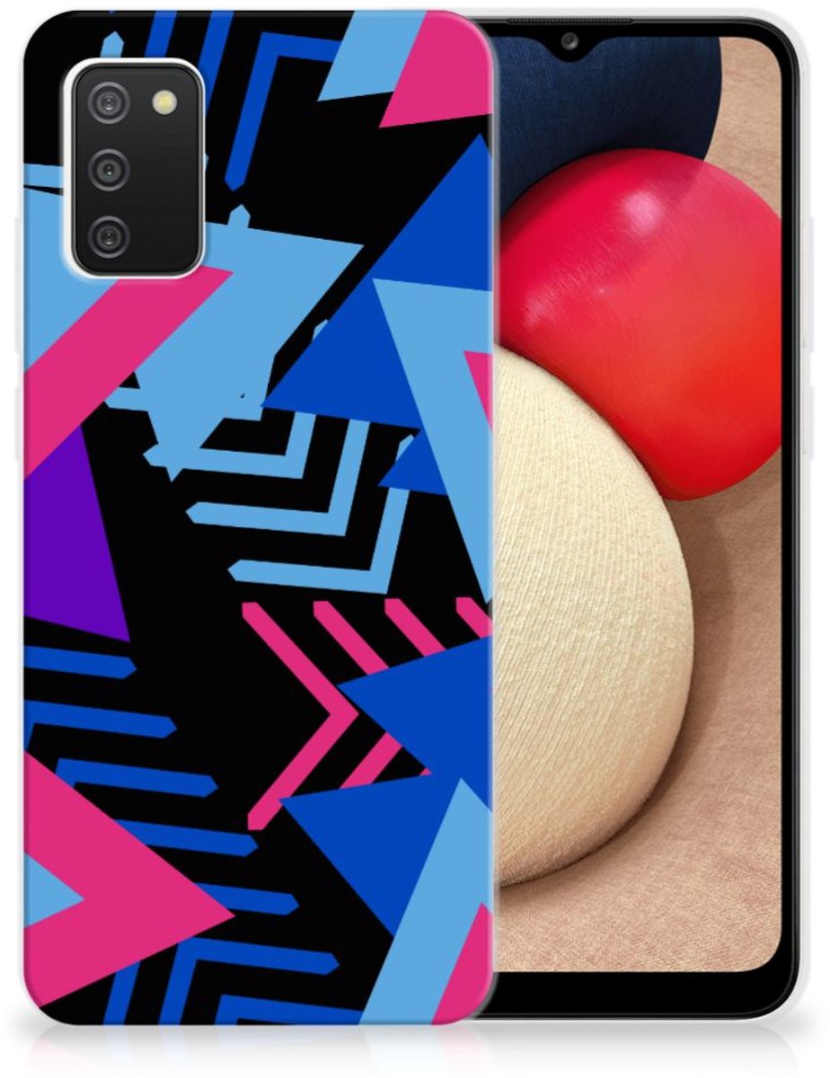 Samsung Galaxy A02s TPU Hoesje Funky Triangle