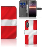 Coque Téléphone Sony Xperia 10 II Magnétique Etui Housse pour Drapeau Danois