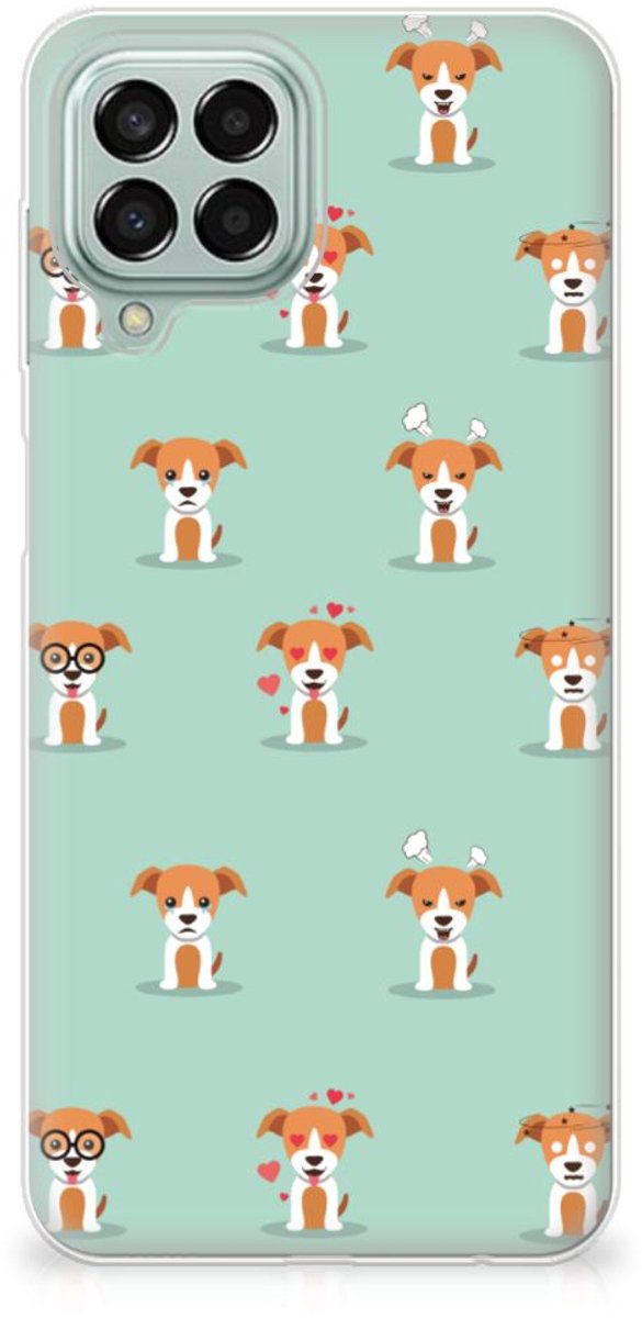 Samsung Galaxy M33 TPU Hoesje Pups