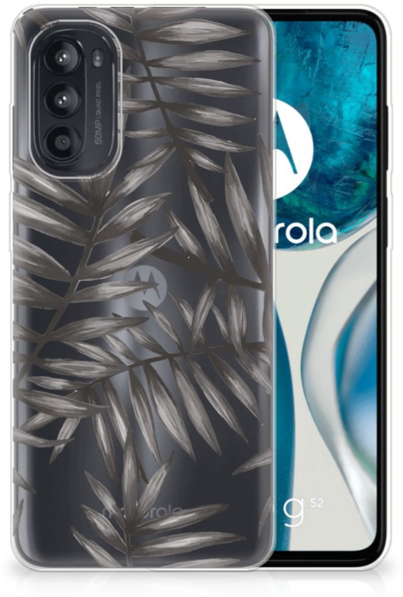 Motorola Moto G52/G82 TPU Case Leaves Grey