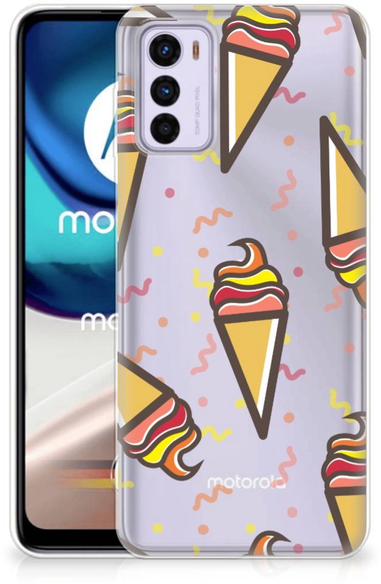 Back Cover voor Motorola Moto G42 Siliconen Case Icecream