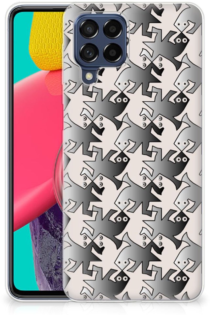 Samsung Galaxy M53 TPU Hoesje Salamander Grey