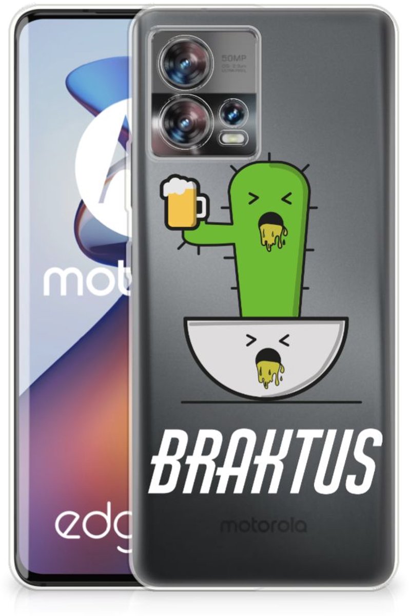 Motorola Edge 30 Fusion Telefoonhoesje met Naam Braktus