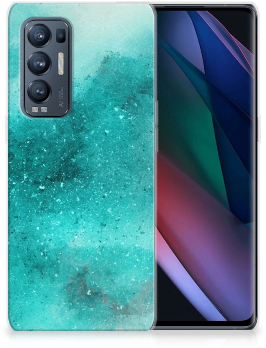 Hoesje maken OPPO Find X3 Neo Painting Blue