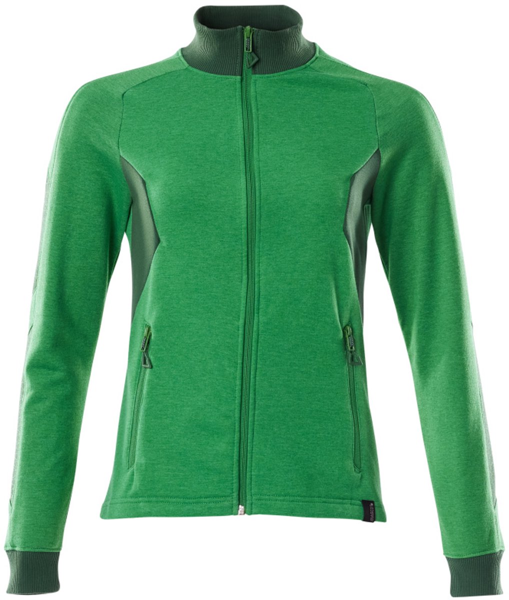 Mascot Accelerate Sweatshirt met rits 18494-962 - helder groen/groen - L