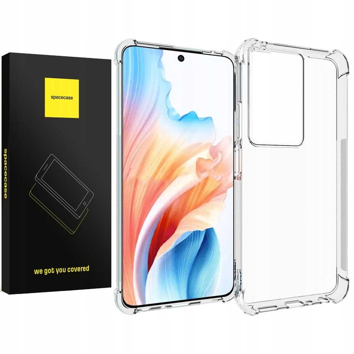 Spacecase Anti-Shock Case Voor Oppo A79 5G Siliconen