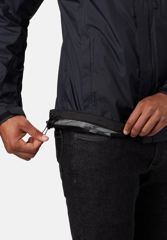 Columbia Pouring Adventure™ II Jacket Regenjas - Jas voor Heren - Waterdichte Jas - Zwart - Maat M