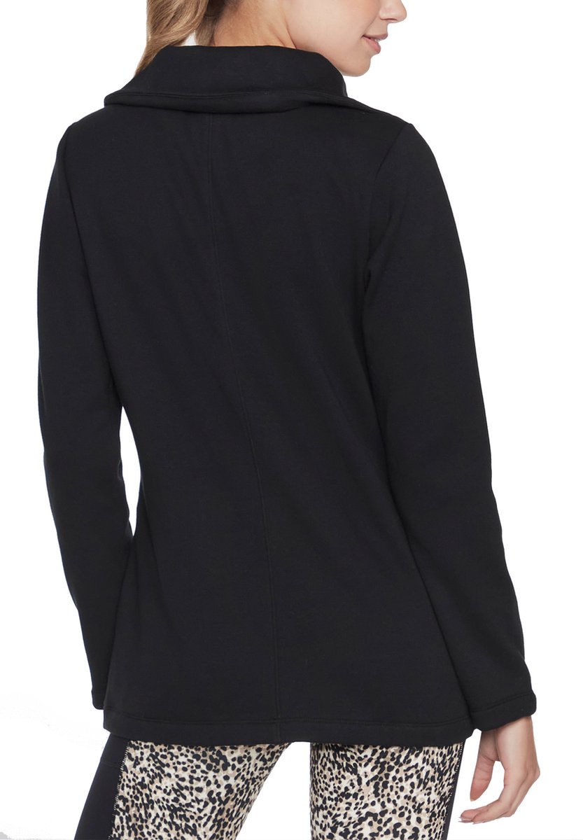 Skechers Snuggle Jacket damesfleecejack WJA283 BLK zwart