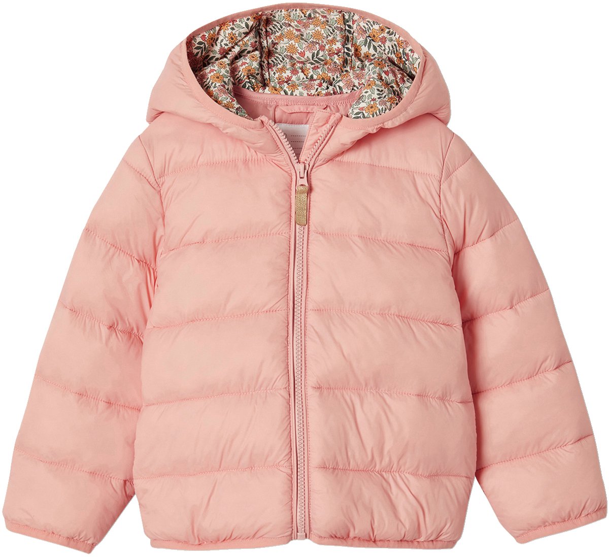 Veste Chaude Fille Doudoune Légère VERTBAUDET Fille - Capuche, Corail, Taille 12 Ans Doudoune Légère Fille