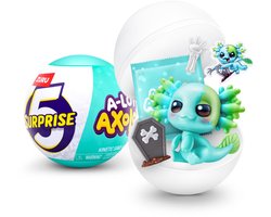 ZURU 5 Surprise A-LOT-A AXOLOTLS, PAK UIT en ONTDEK Axolotls met verrassingsthema, met 5 unieke accessoires en speelaccessoires, leuk, fantasierijk speelgoed voor kinderen, cadeau voor jongens en meisjes vanaf 3 jaar oud