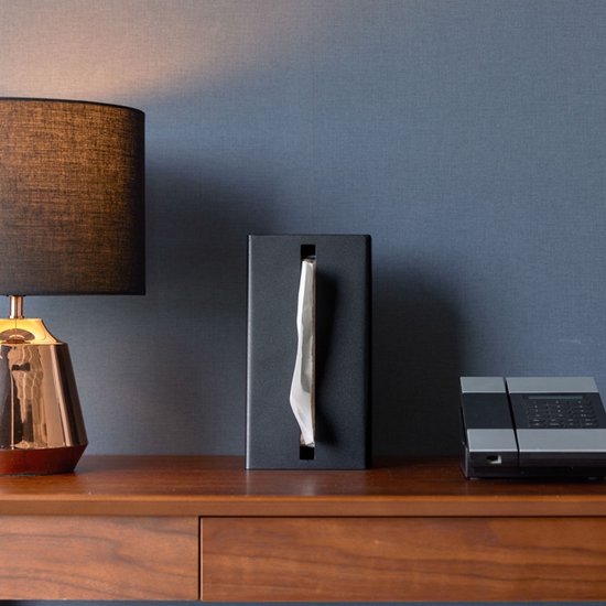 Tower à mouchoirs verticale Yamazaki - Tour - Zwart