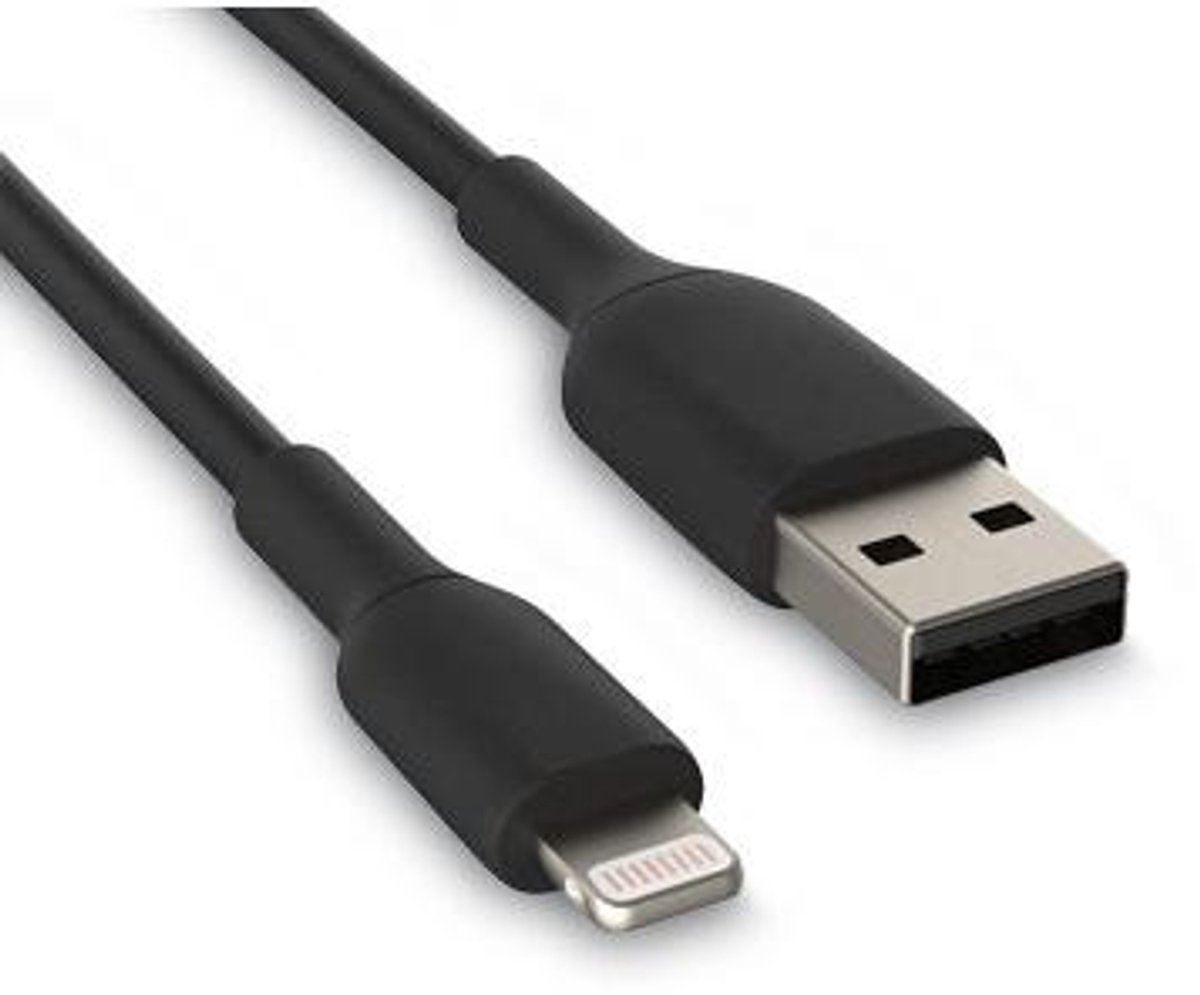Hamlet XCU2A-LGT200 Lightning-kabel 2 m Zwart