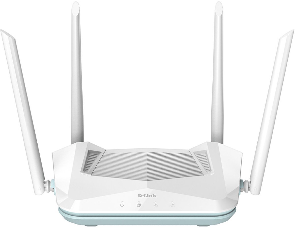 D-Link AX1500 R15 draadloze router Gigabit Ethernet Dual-band (2.4 GHz / 5 GHz) Wit