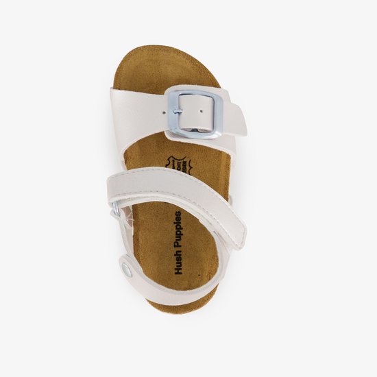 Sandales bio pour enfants Hush Puppies argentées - Taille 26