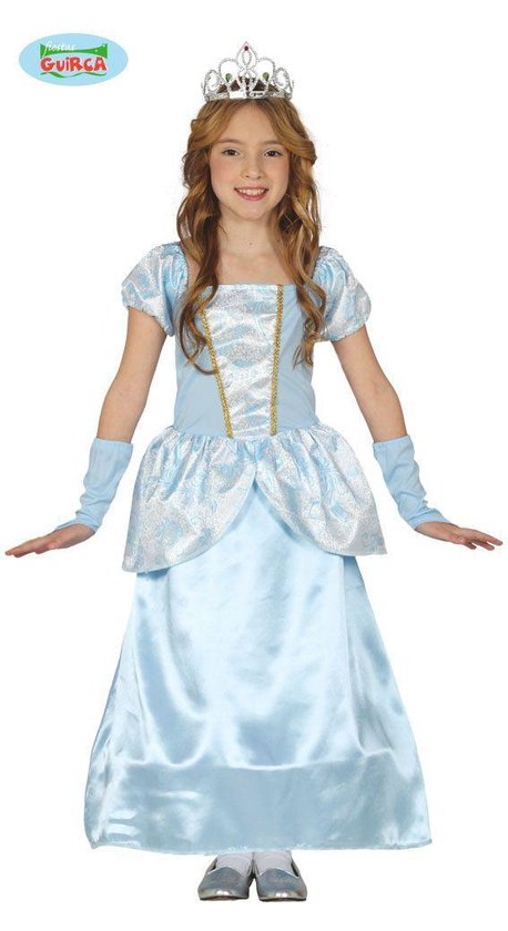 Fiestas Guirca - Kostuum Blue princess 7-9 jaar