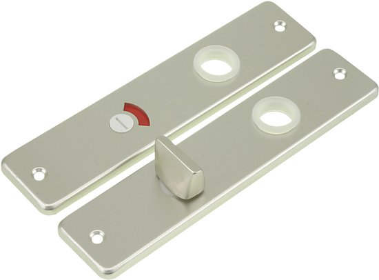 plaque arrière courte 180mm libre et occupée 8x63mm (1 paire)