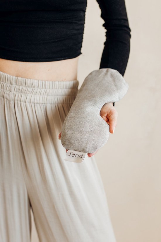 Oogkussen hennep lavendel gevormd eco - Pure van Yogi & Yogini — afbeelding 2