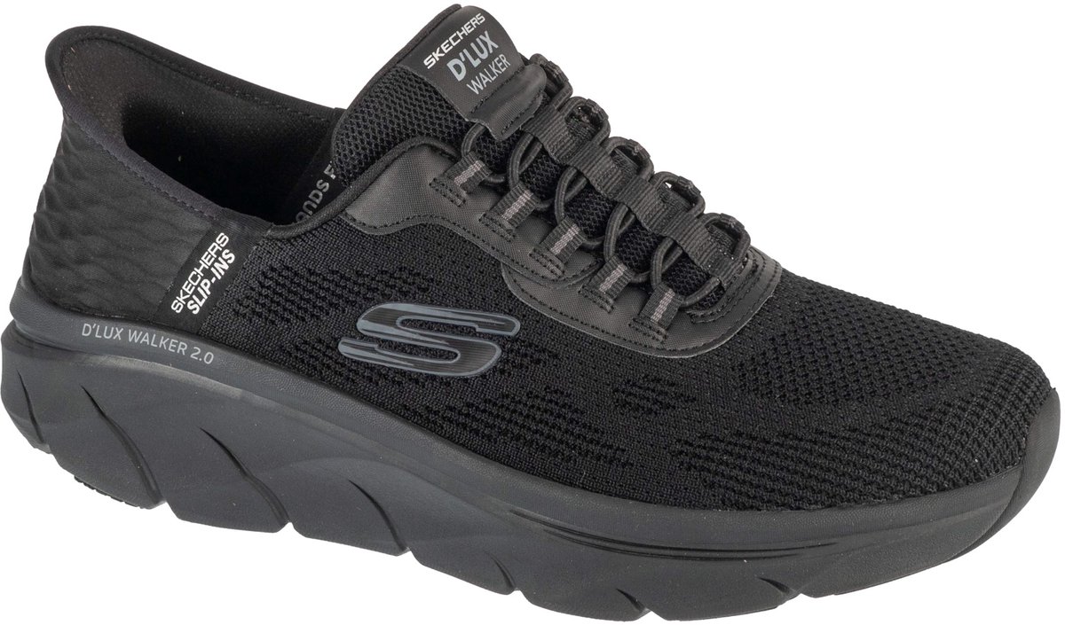 Skechers Slip-ins: D'Lux Walker 2.0 - Rezinate, Mannen, Zwart, Sneakers, maat: 46