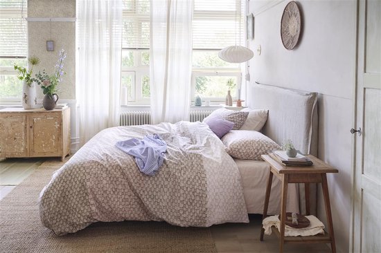 Ariadne at Home Neutrals dekbedovertrek - Eenpersoons - 140x200/220 - Naturel van Ariadne at Home — afbeelding 2