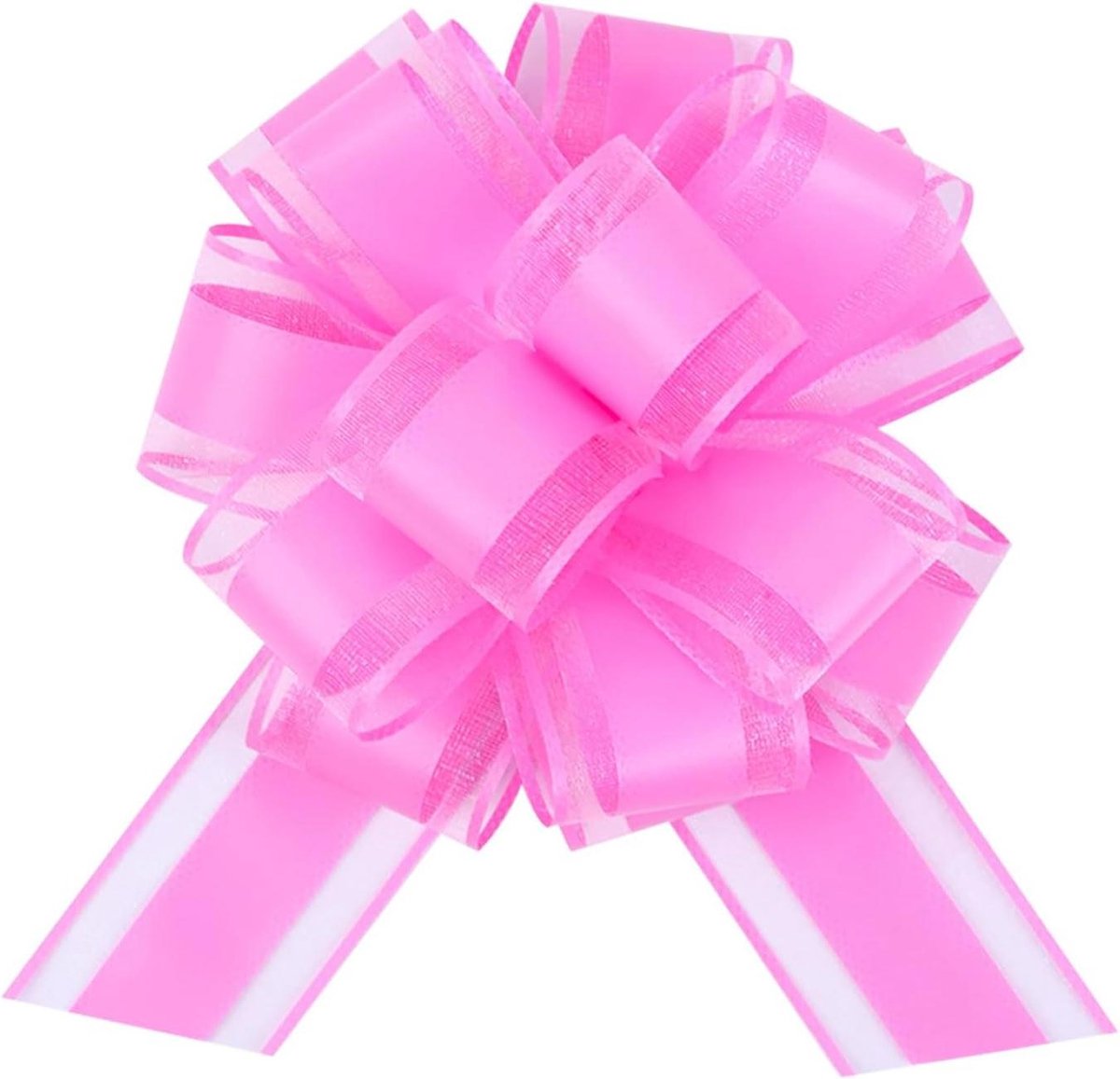 Image of 5 stuks geschenkstrikken - grote reuzenstrik cadeau voor auto decoratie bruiloft en feest - lichtroze